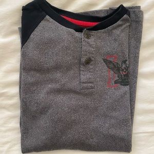 🔥 Boys Tommy Hilfiger long sleeve shirt size L 16/18